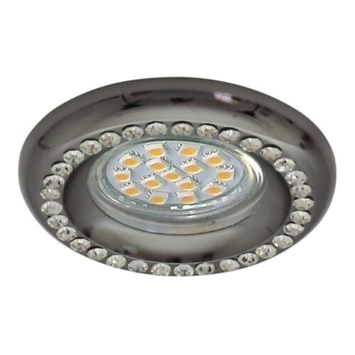 Beépíthető lámpa SOC 1xGU10/50W/230V fekete