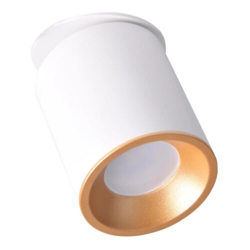 Beépíthető spotlámpa HARON 1xGU10/10W/230V fehér/arany