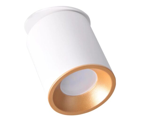 Beépíthető spotlámpa HARON 1xGU10/10W/230V fehér/arany