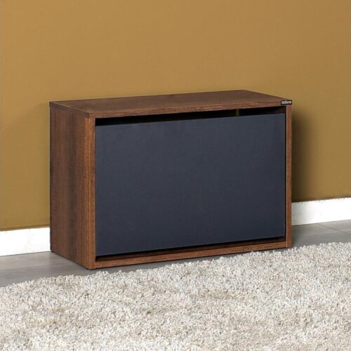 Adore Furniture Cipősszekrény 42x60 cm barna/antracit