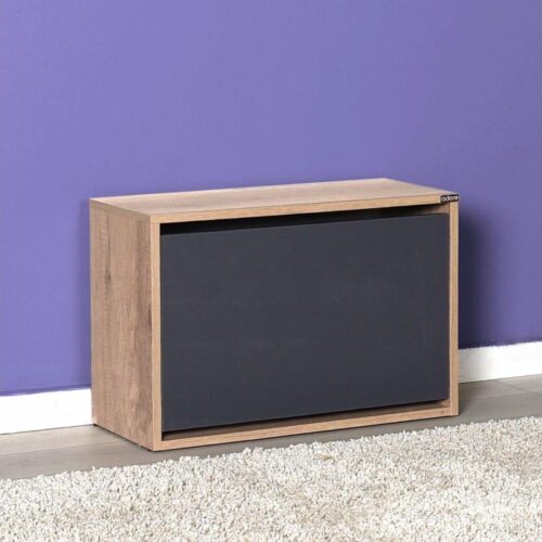 Adore Furniture Cipősszekrény 42x60 cm barna/antracit