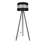 CORAL Állólámpa 1xE27/60W/230V fekete/arany