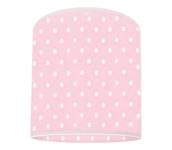 Csere lámpabúra csillárhoz DOTS átm. 15 cm rózsaszín