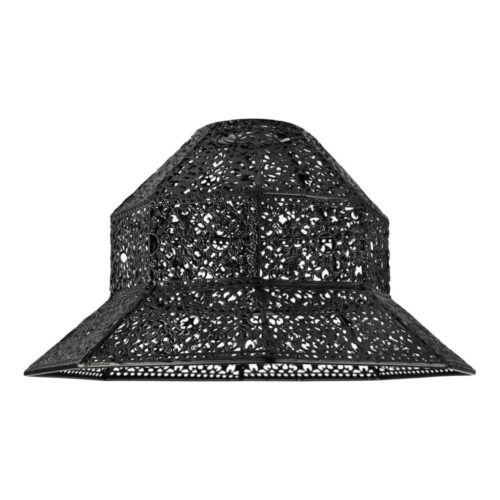Csere lámpabúra csillárhoz SAMIRA E27 átm. 33 cm fekete