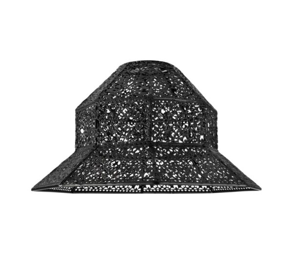Csere lámpabúra csillárhoz SAMIRA E27 átm. 33 cm fekete