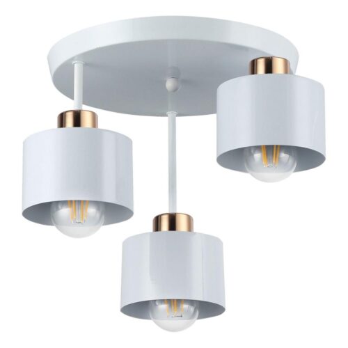 Csillár 3xE27/35W/230V átm. 30 cm fehér/arany
