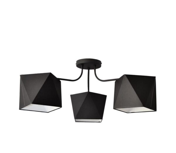 csillár ADAMANT 3xE27/15W/230V fekete
