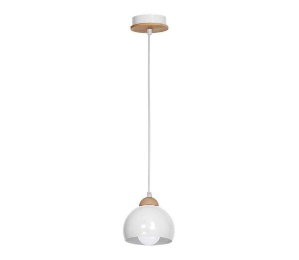 Csillár DAMA 1xE27/60W/230V fehér