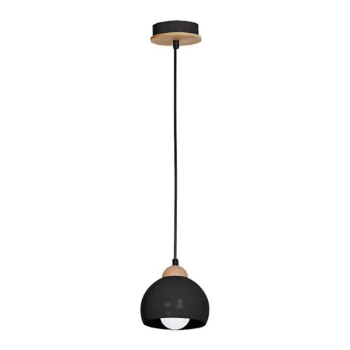 Csillár DAMA 1xE27/60W/230V fekete