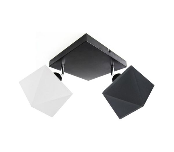Csillár DIAMENT 2xE27/60W/230V fekete