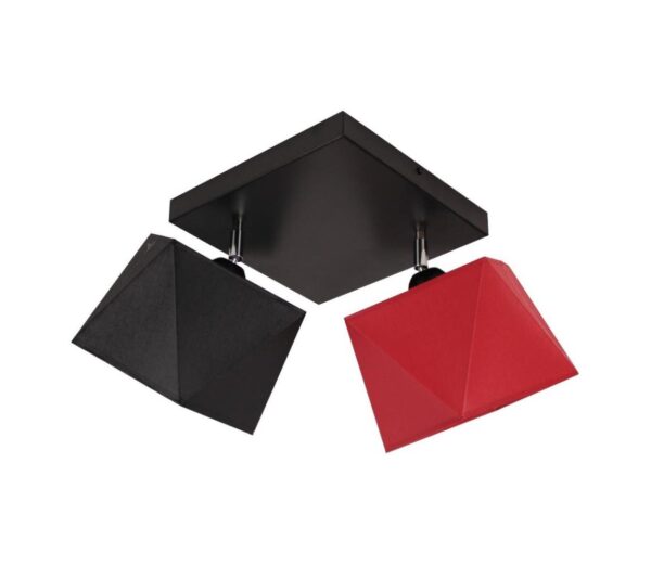 Csillár DIAMENT 2xE27/60W/230V feketés