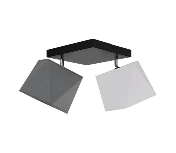 Csillár DIAMENT 2xE27/60W/230V szürkés