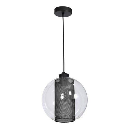 Csillár FUNA 1xE27/60W/230V fekete
