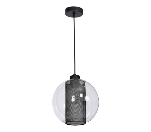 Csillár FUNA 1xE27/60W/230V fekete