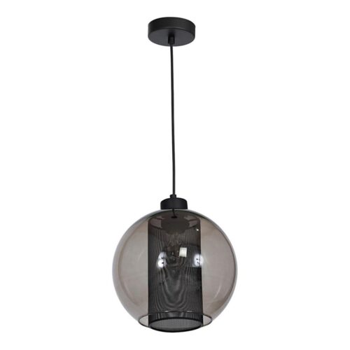 Csillár FUNA 1xE27/60W/230V fekete