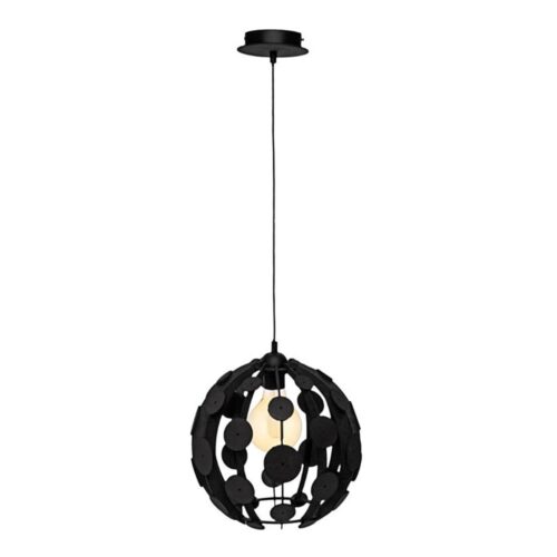 Csillár GAIA 1xE27 / 60W / 230V fekete Ø 18 cm