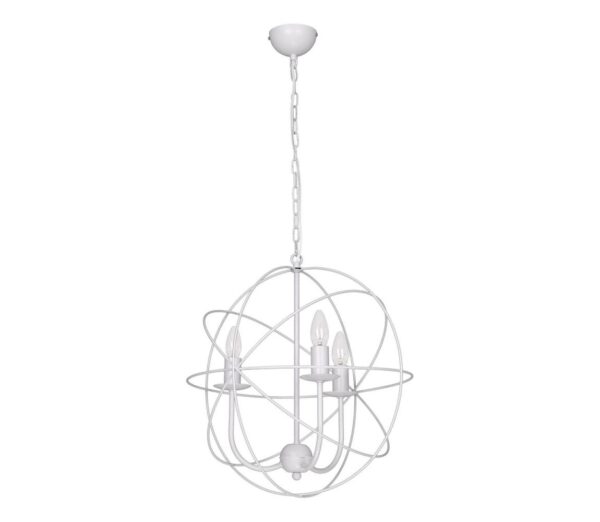 Csillár GLOBE 3 3xE14/60W fehér
