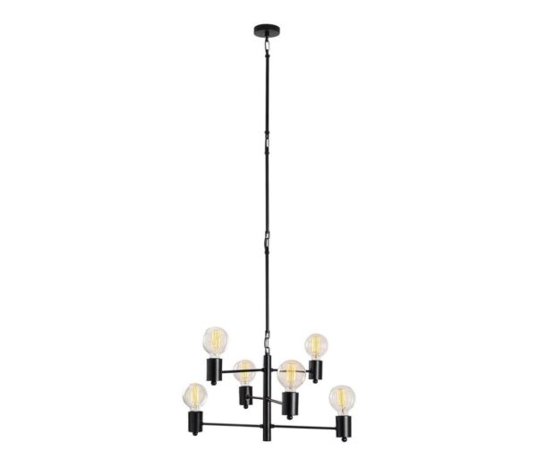 Csillár HEXA 6xE27/40W/230V