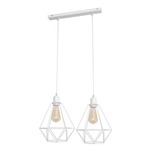 Csillár KARO 2xE27/15W/230V fehér