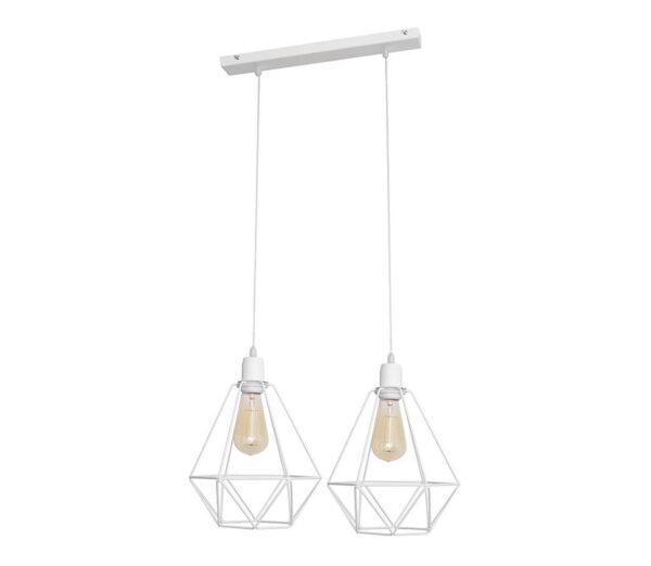 Csillár KARO 2xE27/15W/230V fehér