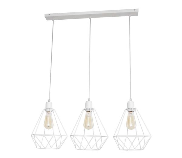 Csillár KARO 3xE27/15W/230V fehér
