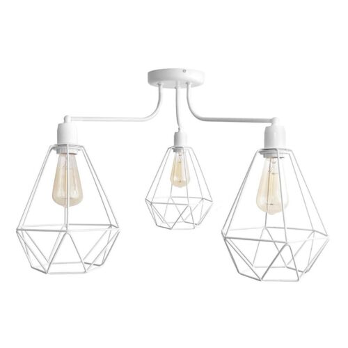 Csillár KARO 3xE27/15W/230V fehér