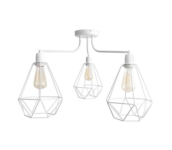 Csillár KARO 3xE27/15W/230V fehér