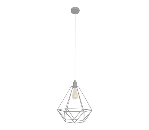 Csillár KARO LARGE 1xE27/15W/230V szürke