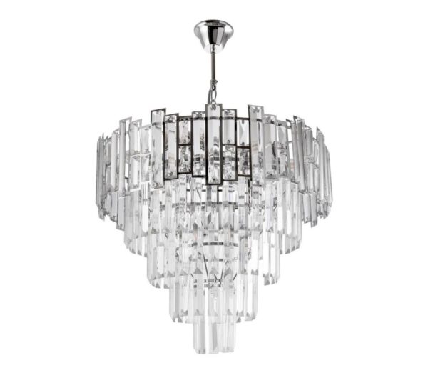 Csillár láncon 8xE27/60W/230V