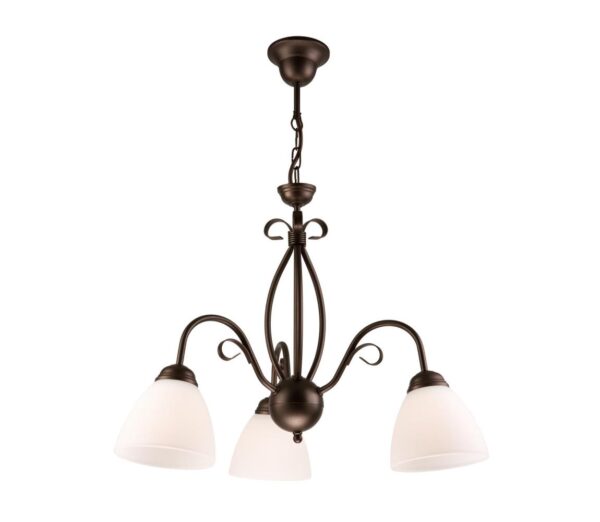 Csillár láncon ADELLE 3xE27/60W/230V