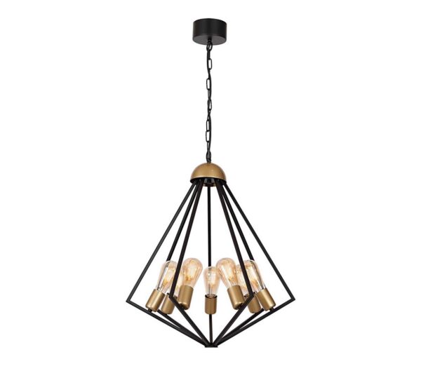 Csillár láncon ALI 7xE27/60W/230V