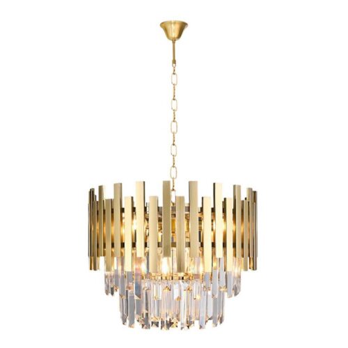 Csillár láncon ASPEN GOLD 6xE14/40W/230V
