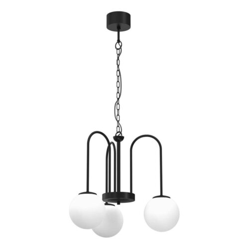 Csillár láncon CAMBRIDGE 3xE14/60W/230V fekete
