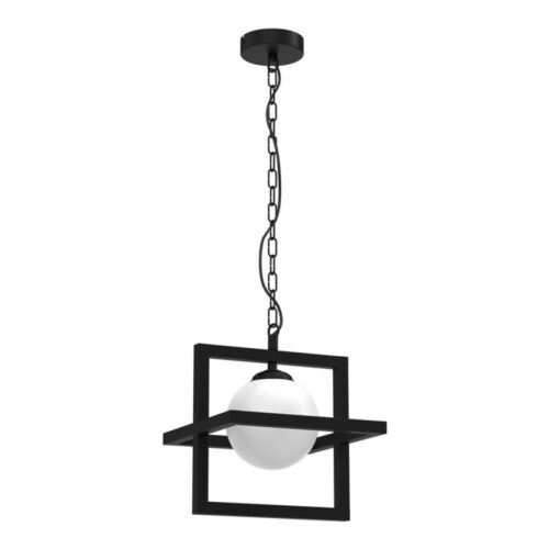 Csillár láncon DIEGO 1xE14/40W/230V fekete
