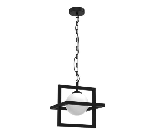 Csillár láncon DIEGO 1xE14/40W/230V fekete