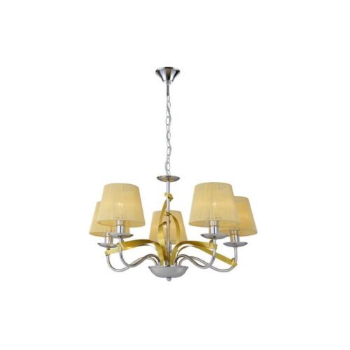 Csillár láncon DIVA 5xE14/40W/230V