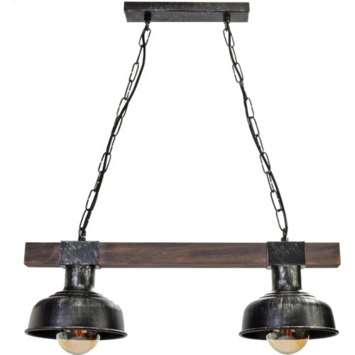 Csillár láncon FARO 2xE27/60W/230V