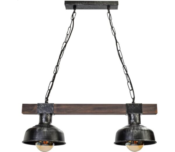 Csillár láncon FARO 2xE27/60W/230V