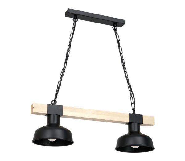 Csillár láncon FARO 2xE27/60W/230V