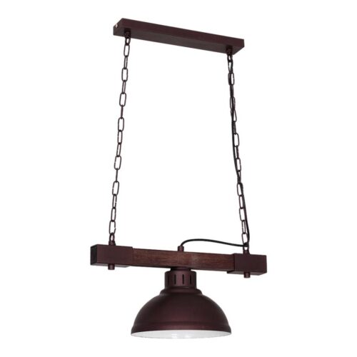 Csillár láncon HAKON 1xE27/60W/230V sötét