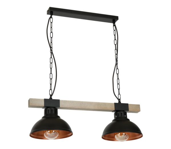 Csillár láncon HAKON 2xE27/60W/230V