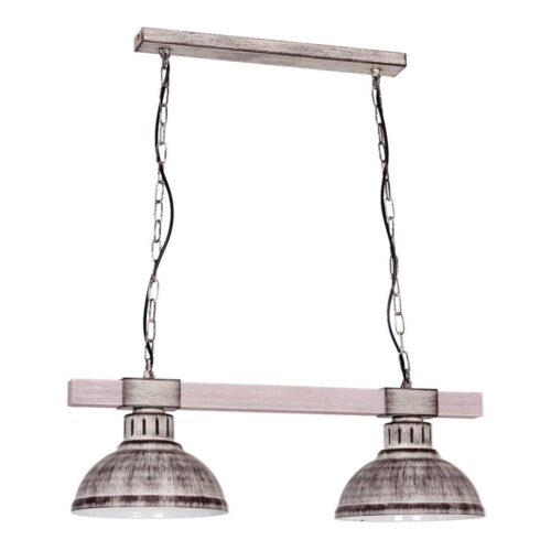 Csillár láncon HAKON 2xE27/60W/230V világos