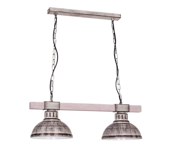 Csillár láncon HAKON 2xE27/60W/230V világos