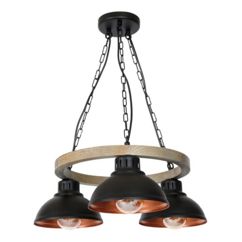 Csillár láncon HAKON 3xE27/60W/230V