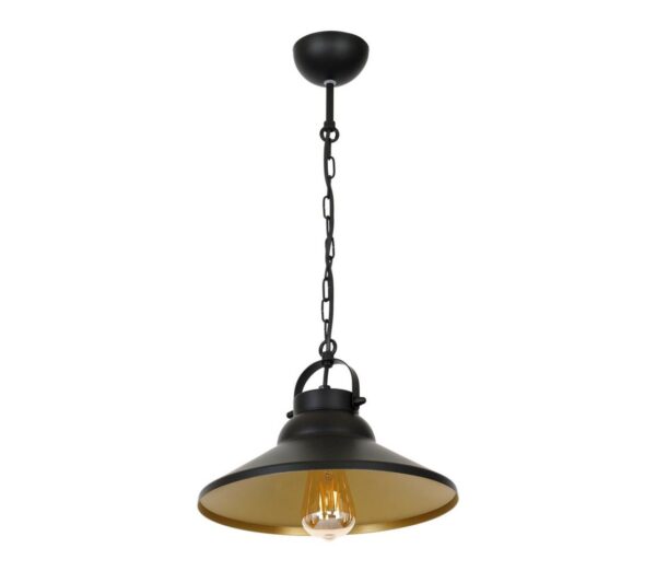 Csillár láncon IRON 1xE27/60W/230V