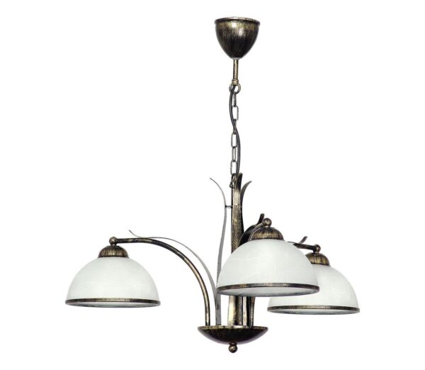 Csillár láncon KORFU 3xE27/60W/230V