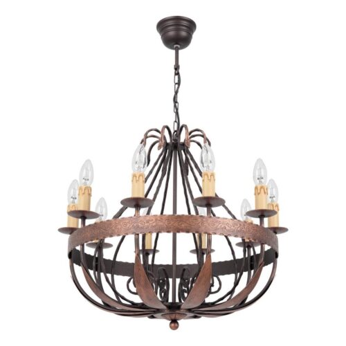 Csillár láncon LOARA 10xE14/60W/230V