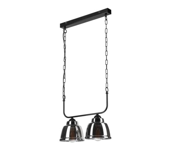 Csillár láncon MARIO 2xE27/60W/230V króm