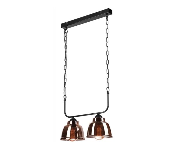 Csillár láncon MARIO 2xE27/60W/230V sárgaréz
