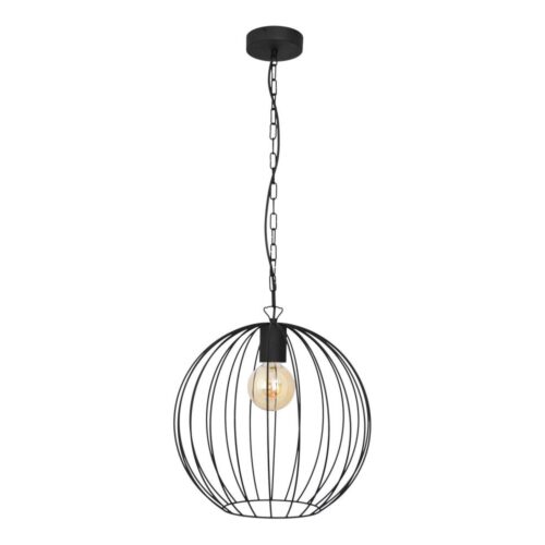 Csillár láncon MERCURE 1xE27/15W/230V fekete